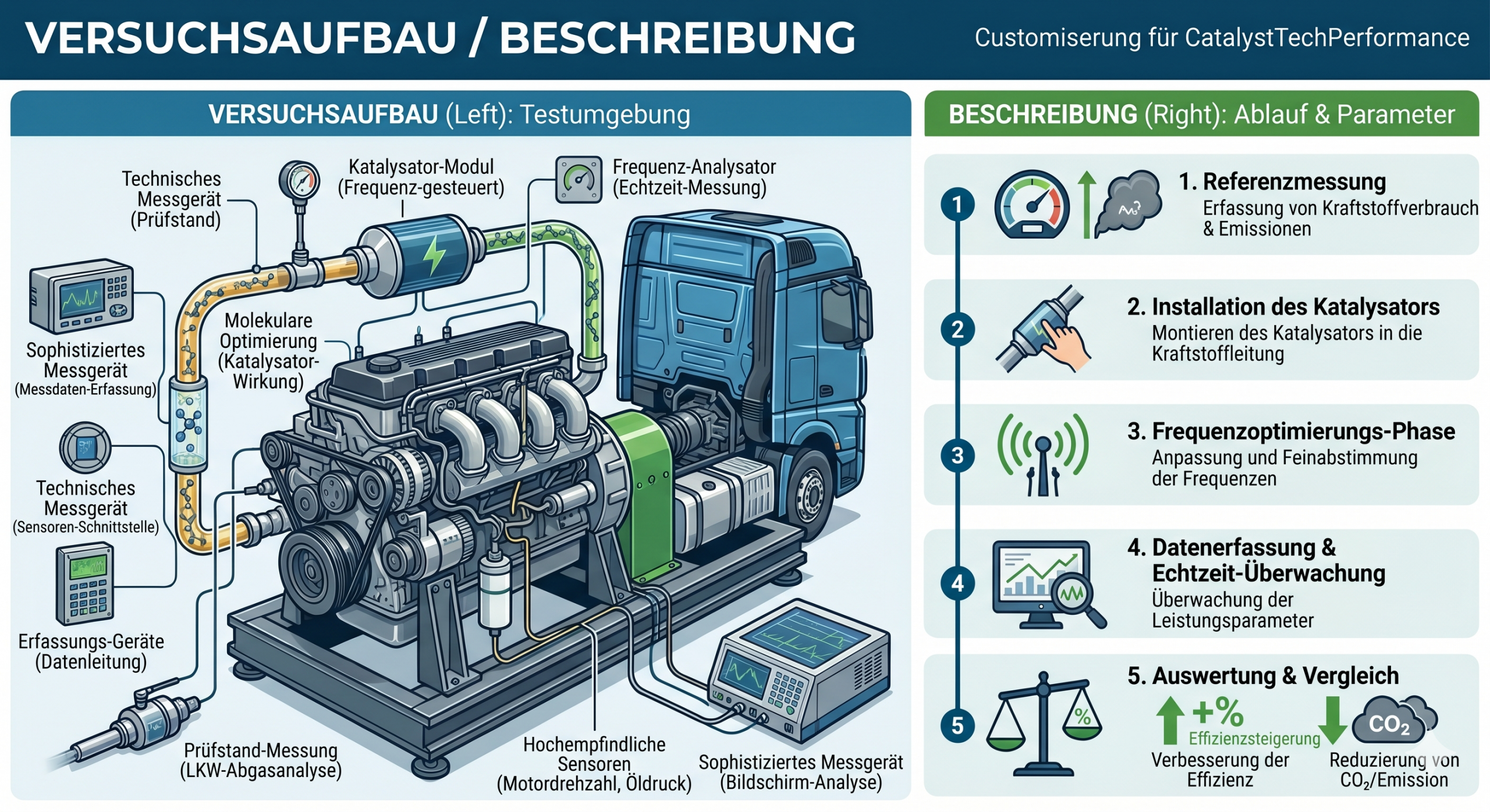 Versuchsaufbau / Beschreibung – Beispiel